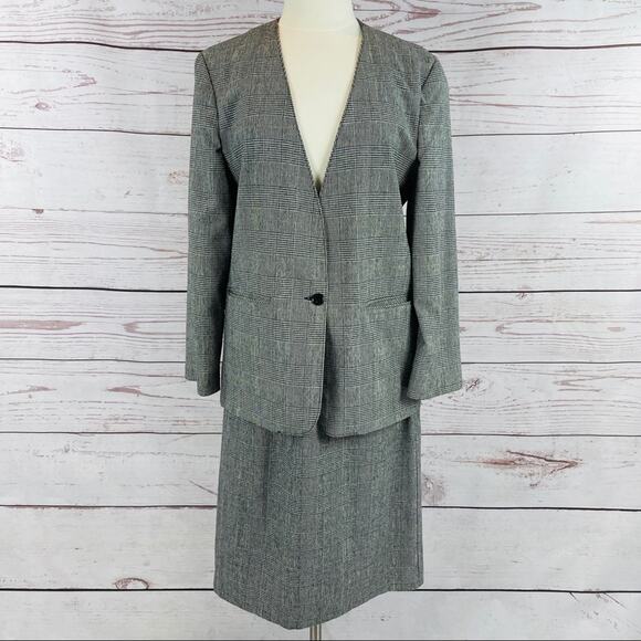 Alfred Dunner Dresses & Skirts - Alfred Dunner vintage skirt suit set plaid 80s 90s